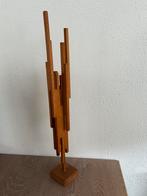 Vintage Houten Beeld - Abstract Design, 50+ Jaar Oud, Perfec, Ophalen