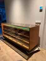 Vintage display toonbank - vitrinekast, Antiek en Kunst, Ophalen