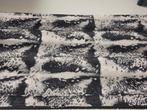 Animal print fake fur vacht 1,5 meter couture, 120 cm of meer, Zwart, Leer of Kunstleer, Nieuw