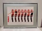 Original Fiorucci - Pinup Burlesque | incl frame, Met lijst, Rechthoekig Liggend, Ophalen of Verzenden, Zo goed als nieuw