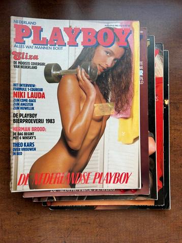 32x PLAYBOY uit de jaren 1983  tot 1988 beschikbaar voor biedingen