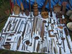Hele grote verzameling Antiek boeren gereedschap van vroeger, Antiek en Kunst, Antiek | Gereedschap en Instrumenten, Ophalen