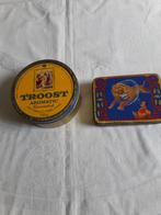 2 leuke oude tabakblikjes Samson  en troost, Ophalen of Verzenden, Gebruikt, Overige, Overige merken