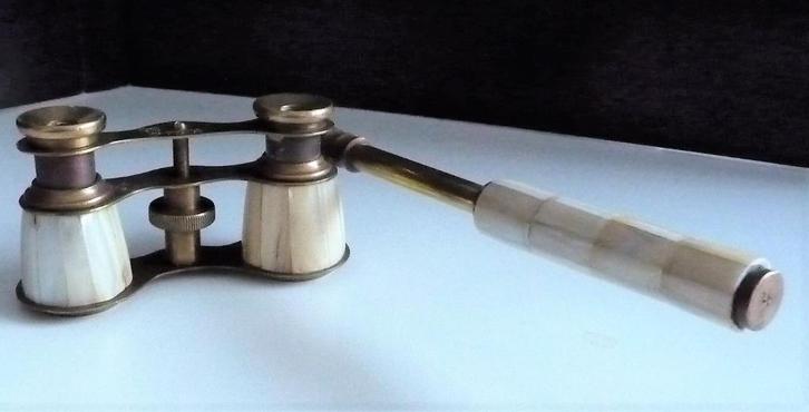 Toneelkijker Grace Parelmoer mother of pearl KOMPLEET, Antiek en Kunst, Antiek | Overige Antiek, Verzenden