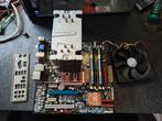 Moederbord set, inclusief CPU, Ram en cooler., Ophalen, Lga 775, Zo goed als nieuw, Intel
