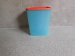 Tupperware Diepvriesdoos 1,4 Ltr. Blauw Rood, Huis en Inrichting, Keuken | Tupperware, Ophalen of Verzenden, Gebruikt, Blauw, Overige typen
