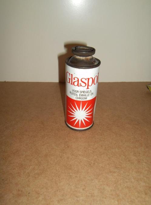 Oud blikje Glaspol, Reckitt, de Bilt, polijstmiddel, Verzamelen, Merken en Reclamevoorwerpen, Verpakking, Ophalen of Verzenden