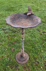 Mooi gepatineerd gietijzeren vogelbad, Ophalen of Verzenden, Gebruikt