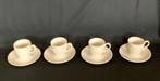 4 Wedgwood Windsor kop en schotel, Huis en Inrichting, Ophalen of Verzenden, Zo goed als nieuw, Wedgwood, Kop(pen) en/of Schotel(s)