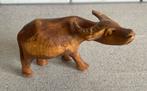 Houten buffel hout met mooie details Afrika, Antiek en Kunst, Ophalen of Verzenden