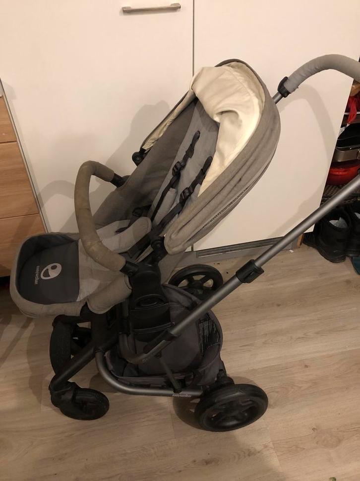Easywalker Harvey Grijs, Kinderen en Baby's, Kinderwagens en Combinaties, Gebruikt, Combiwagen, Overige merken, Verstelbare duwstang