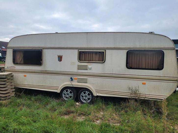 Tabbert comtesse, Caravans en Kamperen, Caravans, Particulier, tot en met 4, Rondzit, Tabbert, 2 aparte bedden, 7 tot 8 meter