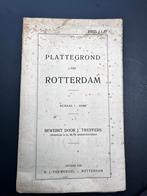 Rotterdam Plattegrond 1925 - J. Treffers, Gelezen, Ophalen of Verzenden, Landkaart, 1800 tot 2000
