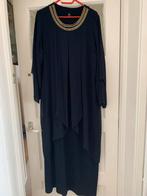 Donkerblauwe avondjurk, Galajurk, Blauw, Maat 46/48 (XL) of groter, Ophalen of Verzenden