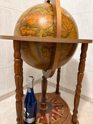 Antieke bar globe drank wereldbol barglobe minibar globebar beschikbaar voor biedingen