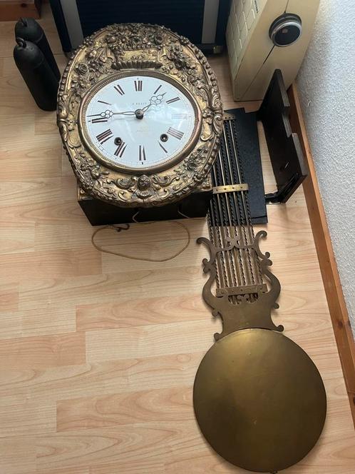 Antieke Pendule Klok J. Belin à Pradelles, Antiek en Kunst, Antiek | Klokken, Ophalen