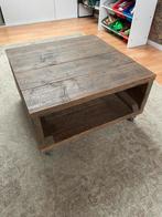 Salontafel steigerhout 60 x 60 x 36, Huis en Inrichting, Tafels | Salontafels, Ophalen, 50 tot 100 cm, Vierkant, Zo goed als nieuw