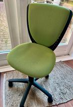Stoel - Ergonomic Office Chair with Green Mesh Upholstery, Gaming bureaustoel, Ophalen of Verzenden, Zo goed als nieuw, Bureaustoel