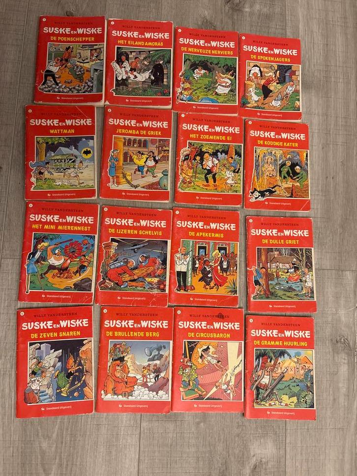 Suske en Wiske Collectie - 16 Strips miniformaat, Boeken, Stripboeken, Gelezen, Meerdere stripboeken, Ophalen of Verzenden