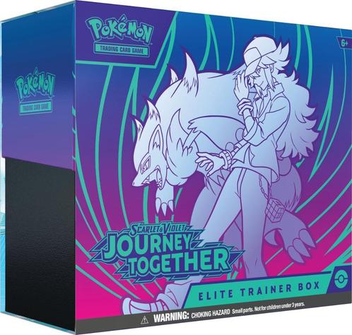 Pokemon S&V - Journey Together Elite Trainer Box English, Hobby en Vrije tijd, Verzamelkaartspellen | Pokémon, Nieuw, Boosterbox