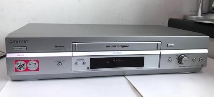 Videorecorder VHS Sony 6-kops!!! + Afstandsbediening😎🤗👌, Audio, Tv en Foto, Videospelers, Zo goed als nieuw, VHS-speler of -recorder