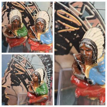 Wend-Al Britains Antieke Vintage Indian Figures Indian Chief beschikbaar voor biedingen