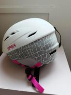 Wintersporthelm dames van Spex, maat S/M. Wit, grijs, roze, Overige typen, Zo goed als nieuw, Skiën, Minder dan 100 cm