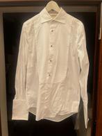 Wit Plisse Tailored Fit smoking Shirt van Suitsupply mt. 40, Verzenden, Wit, Halswijdte 39/40 (M), Zo goed als nieuw
