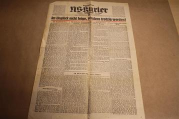 Stutgarter NS-Kurier NSDAP - 20 april, 1945 - Origineel!! beschikbaar voor biedingen