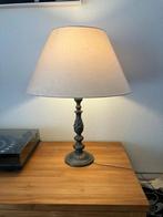 Retro tafel schemerlamp met tinnen poot vintage, Ophalen, Huis en Inrichting