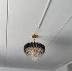 Moderne lichts kristal kroonluchter met muur klok., Ophalen of Verzenden