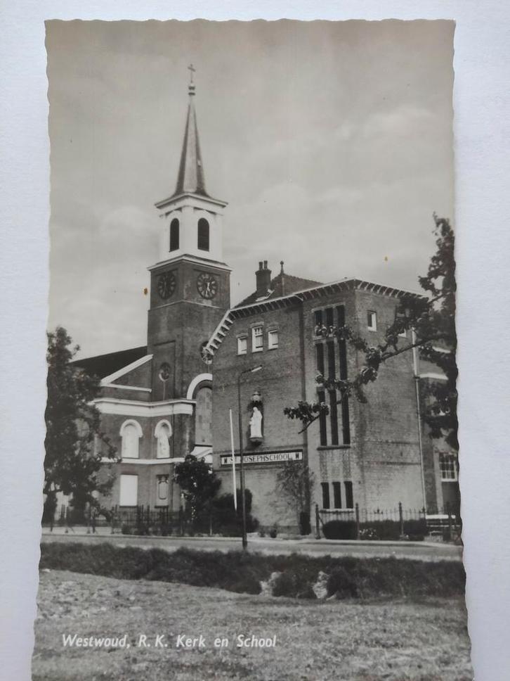 J2298 Westwoud, Verzamelen, Ansichtkaarten | Nederland, Noord-Holland, 1920 tot 1940, Ophalen of Verzenden