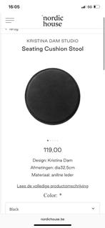 Kristina Dam leren kussen - Nieuw in verpakking, Ophalen of Verzenden, Nieuw, Overig