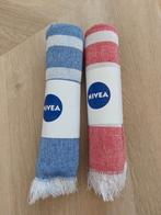 NIVEA Hammam handdoeken (rood & blauw), Nieuw, Nivea, Ophalen of Verzenden
