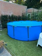 COMPLEET 366 x 100 met chloor/zandfilter, electr stofzuiger, Minder dan 80 cm, 300 cm of meer, Ophalen of Verzenden, Zo goed als nieuw