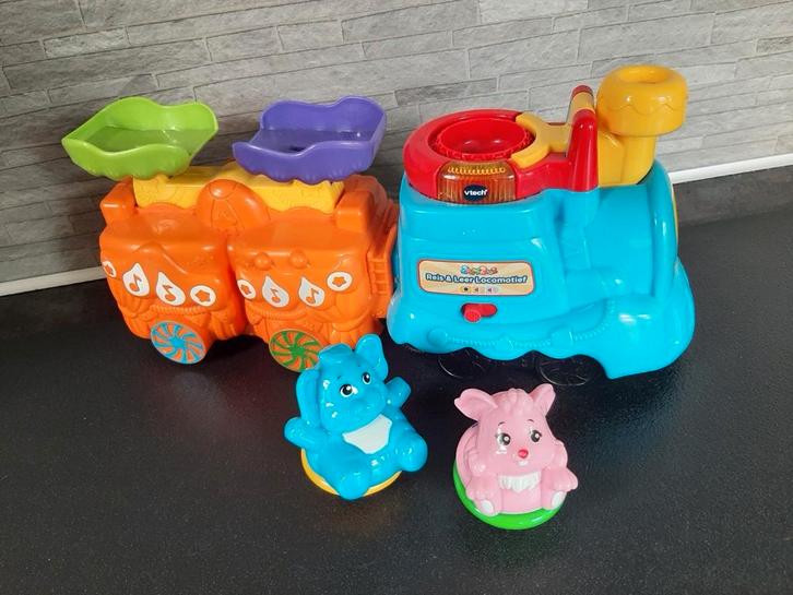 Vtech zoomi-zoo reis en leer locomotief met geluis en muziek, Kinderen en Baby's, Speelgoed | Vtech, Zo goed als nieuw, 6 maanden tot 2 jaar