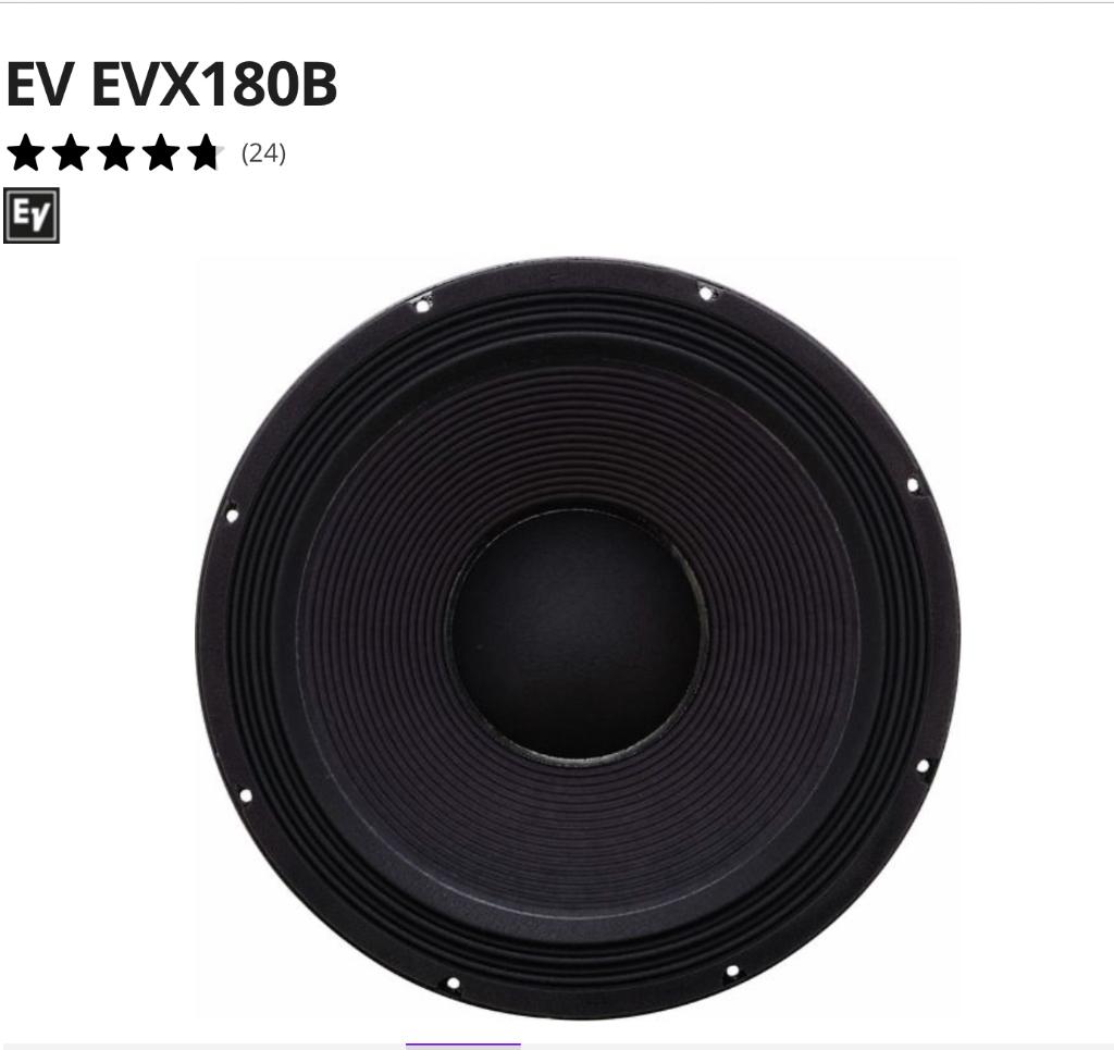 EV Speaker evx180b, Audio, Tv en Foto, Luidsprekers, Overige merken, Subwoofer, Ophalen of Verzenden, Zo goed als nieuw