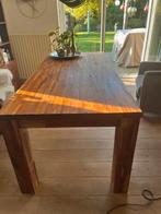 Houten Eetkamertafel, Huis en Inrichting, Tafels | Eettafels, Ophalen, Teakhout, 50 tot 100 cm, Zo goed als nieuw