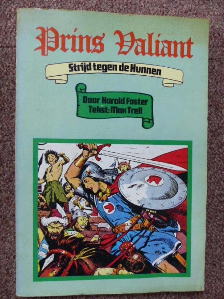 Prins Valiant koning Arthur strijd tegen de hunnen, Boeken, Stripboeken, Gelezen, Meerdere stripboeken, Ophalen of Verzenden