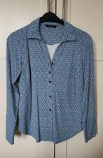 Lady Day blouse Suzy travelstof print Gaudi maat L zgan., Kleding | Dames, Blauw, Ophalen of Verzenden, Zo goed als nieuw, Lady Day