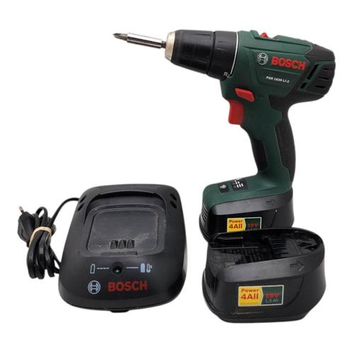 Bosch accuboormachine PSR 1820 LI-2 + Toolbox + 2 Li-Ion acc, Doe-het-zelf en Verbouw, Gereedschap | Boormachines, Zo goed als nieuw