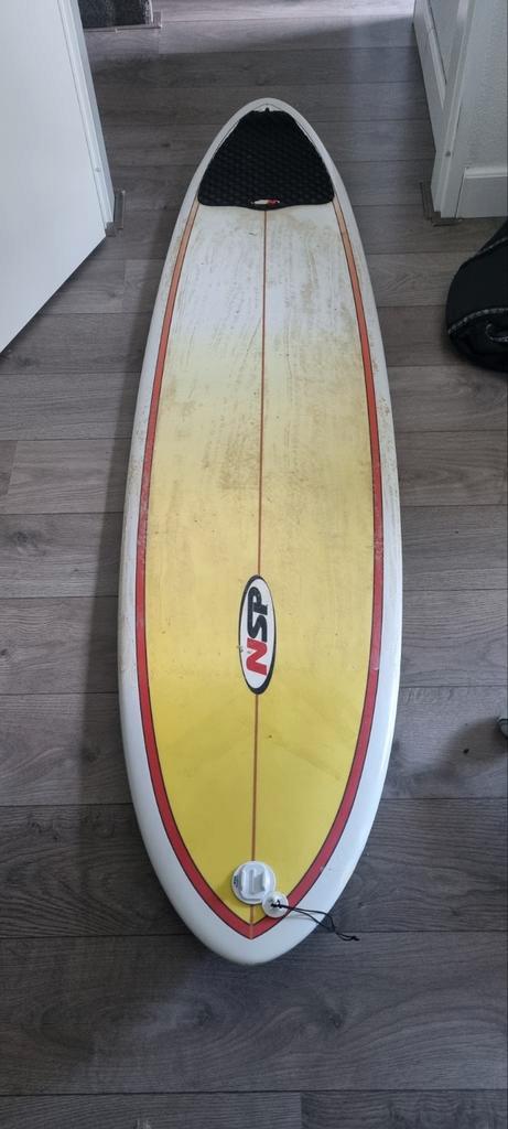 NSP Funboard 7'2 - Beschadigd, Watersport en Boten, Golfsurfen, Gebruikt, Funboard, Ophalen of Verzenden