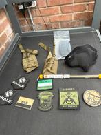Airsoft accessoires set – patches, inner barrel, mask & meer, Zwart, Overige typen, Overige maten, Ophalen of Verzenden