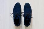 Damesschoen Donkerblauwe Suedine, PanterPrint, Marco Tozzi, Schoenen met lage hakken, Blauw, Marco Tozzi, Ophalen of Verzenden