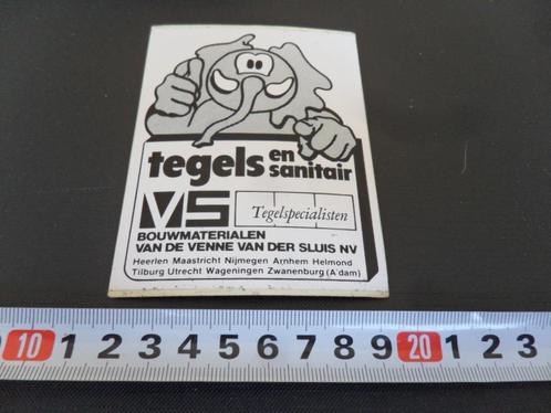sticker bouwmaterialen van de venne van der sluis nv, Verzamelen, Stickers, Zo goed als nieuw, Bedrijf of Vereniging, Ophalen