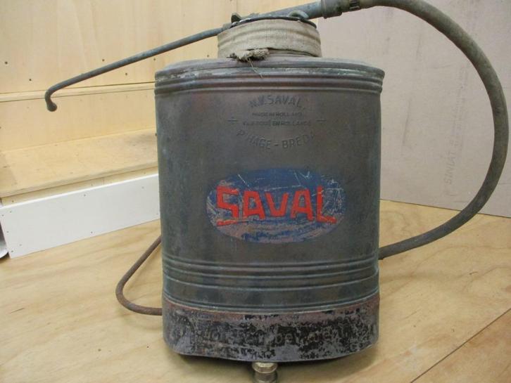 Tekoop Unieke Roodkoperen Saval antieke Rugspuit, Antiek en Kunst, Antiek | Koper en Brons, Koper, Ophalen