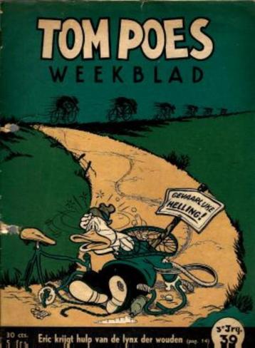 Tom Poes weekblad 1950  nrs.39,40 en 41