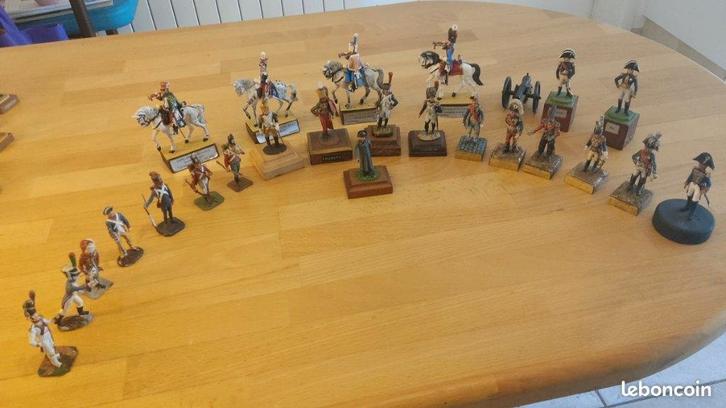 Mooie collectie loden figuurtjes 'Empire Napoleon', Hobby en Vrije tijd, Modelbouw | Figuren en Diorama's, Zo goed als nieuw, Figuur of Figuren