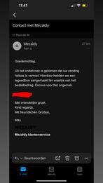 Waardebon mezaldy 200€, Tickets en Kaartjes, Kortingen en Cadeaubonnen, Eén persoon, Cadeaubon, Warenhuis- of Winkelbon