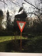 OOIEVAAR op NEST met "Landingsplaats"., Gebruikt, Geboortebord, Ophalen